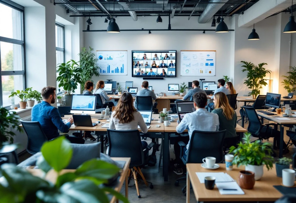 Révolution du travail : Maximiser la performance des équipes hybrides pour une productivité sans précédent